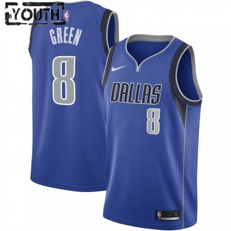 Dres Dallas Mavericks Josh Green 8 Nike 2022-23 Icon Edition Swingman - Dječji
